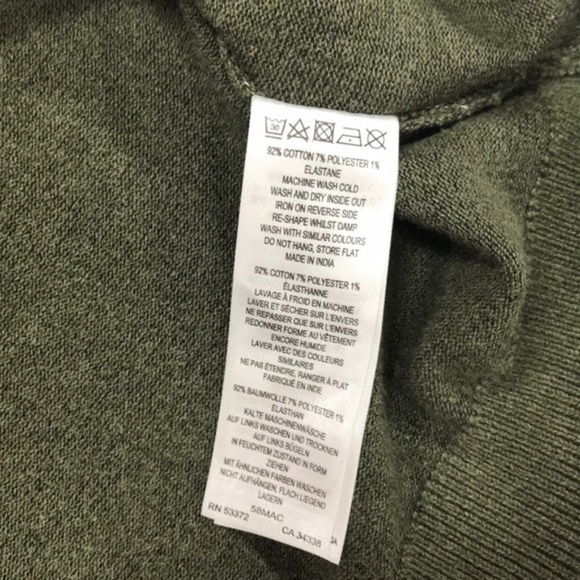 FRENCH CONNECTION Stretch Quarter Zip Sweater - Picture 6 of 6